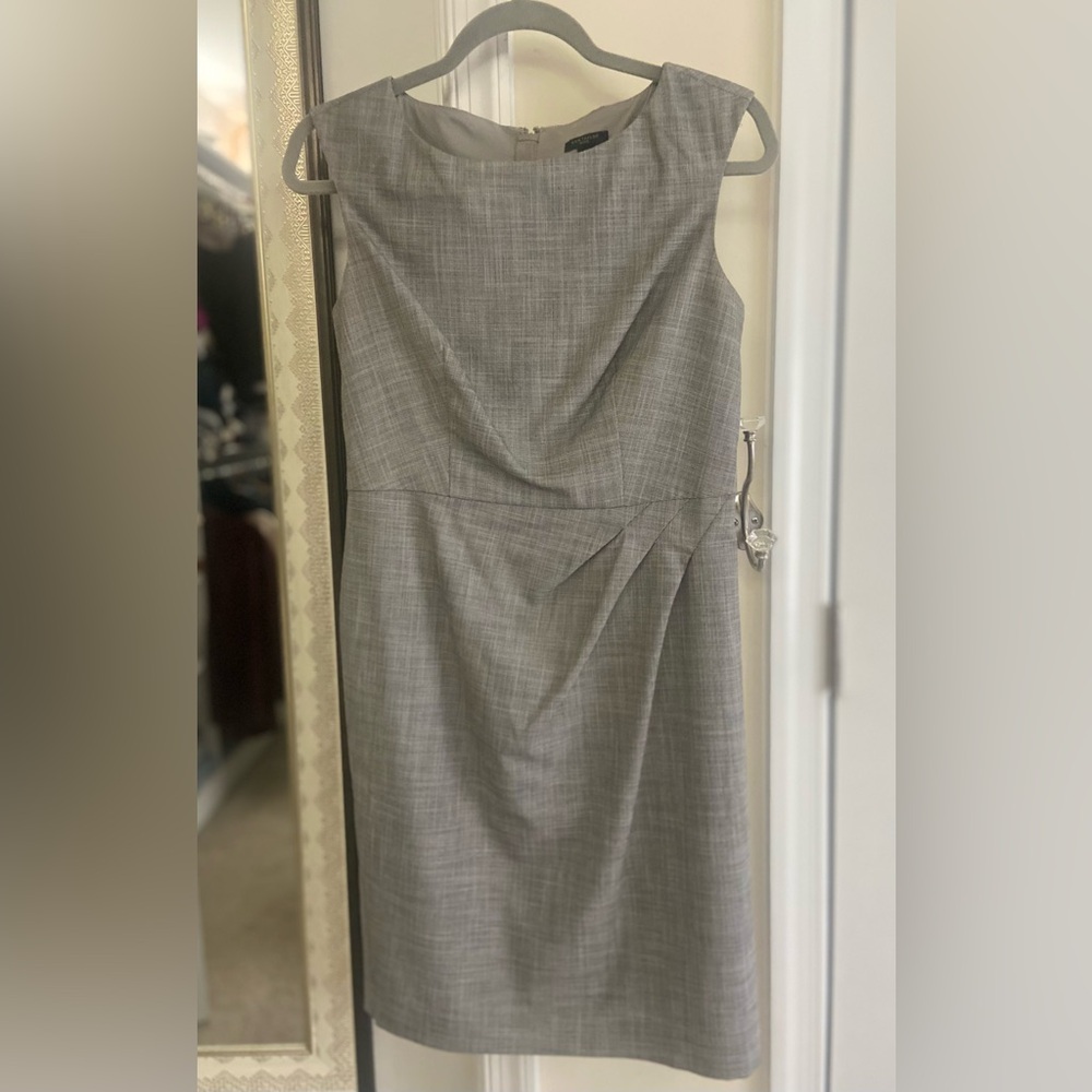 Ann Taylor Elegant Gray Dress